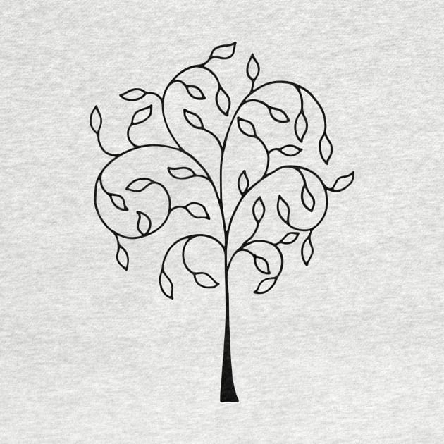 Line Art Tree by PallKris